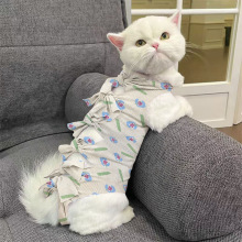 猫咪手术服宠物绝育服母猫断奶服防舔毛衣服宠物术后一次性用品