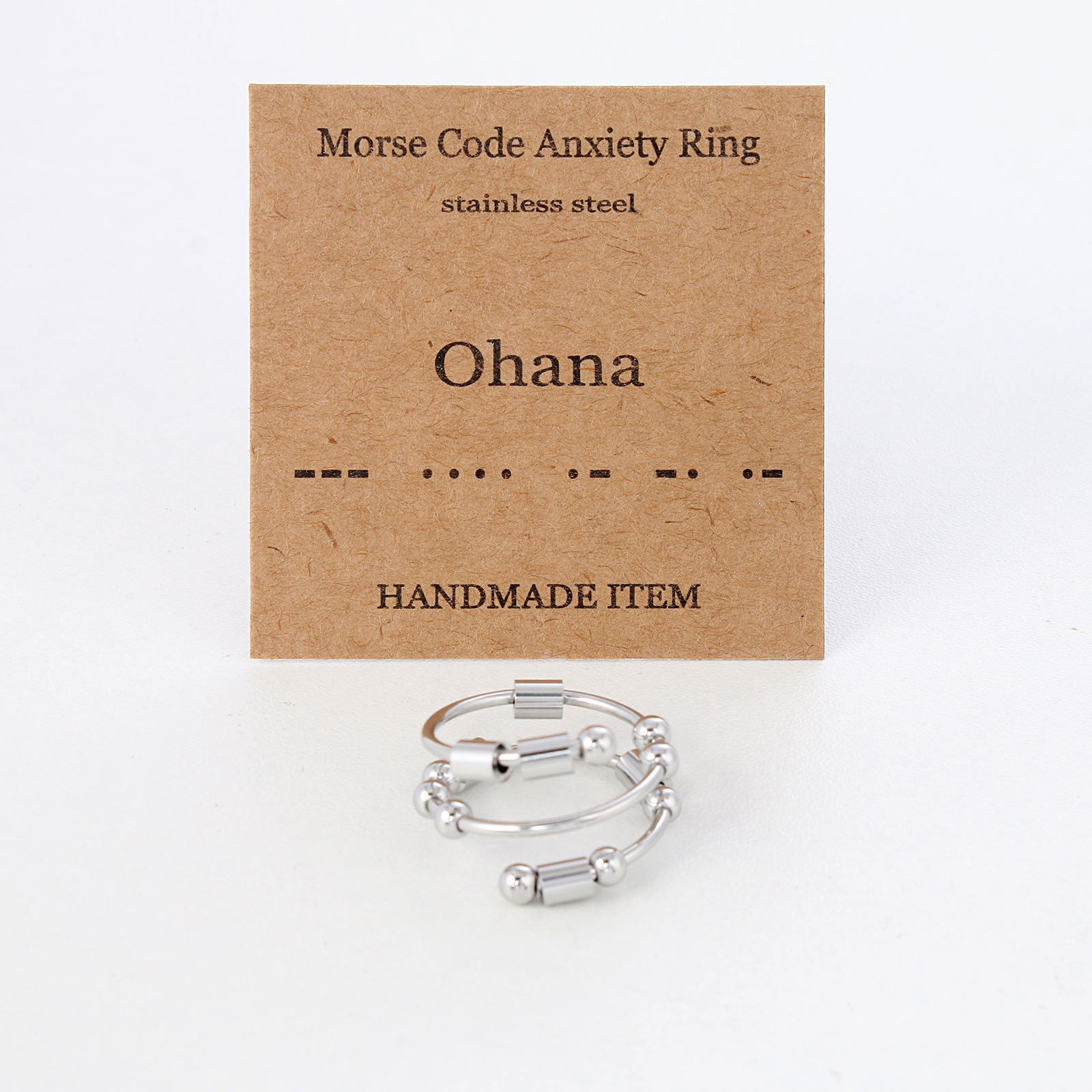 Fashion Geometric Stainless Steel Rings 1 Piece