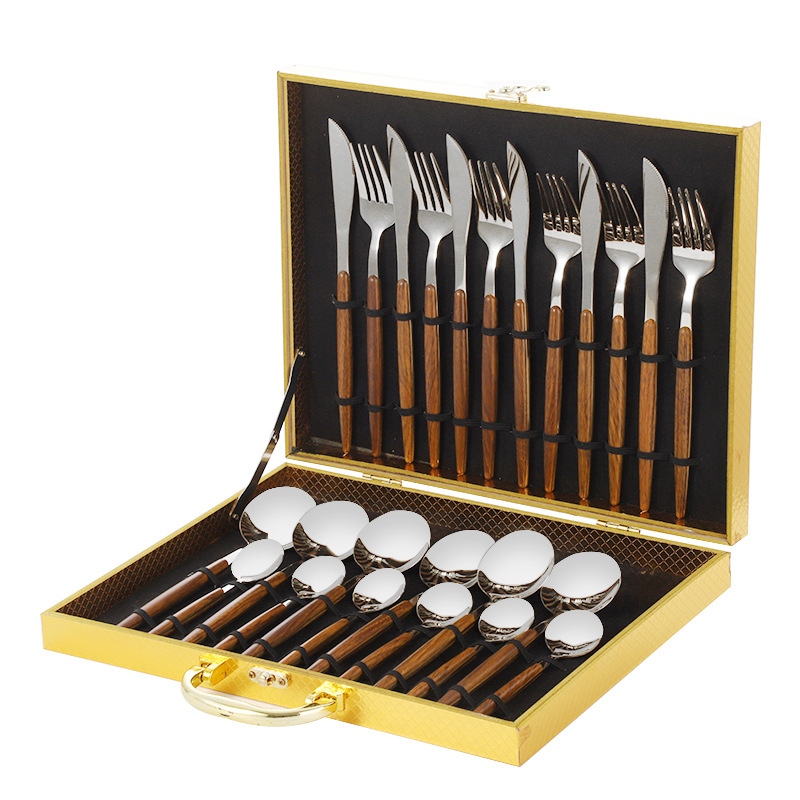 02 señaló mango 24pcs-primary color caja de oro