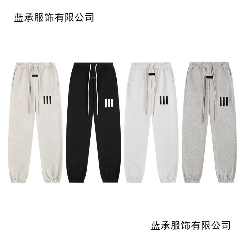 Fo Flocked 1977 High Street Loose Casual Sports Autumn Winter Jogger Sweatpants for Men Fo Flocked 1977 High Street Loose Casual Sports Autumn Winter Jogger Sweatpants for Men
