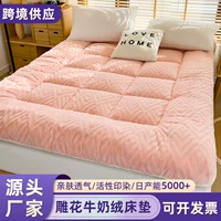 Winter sponge keep warm mattress for home use for elementary school students, increased thickness