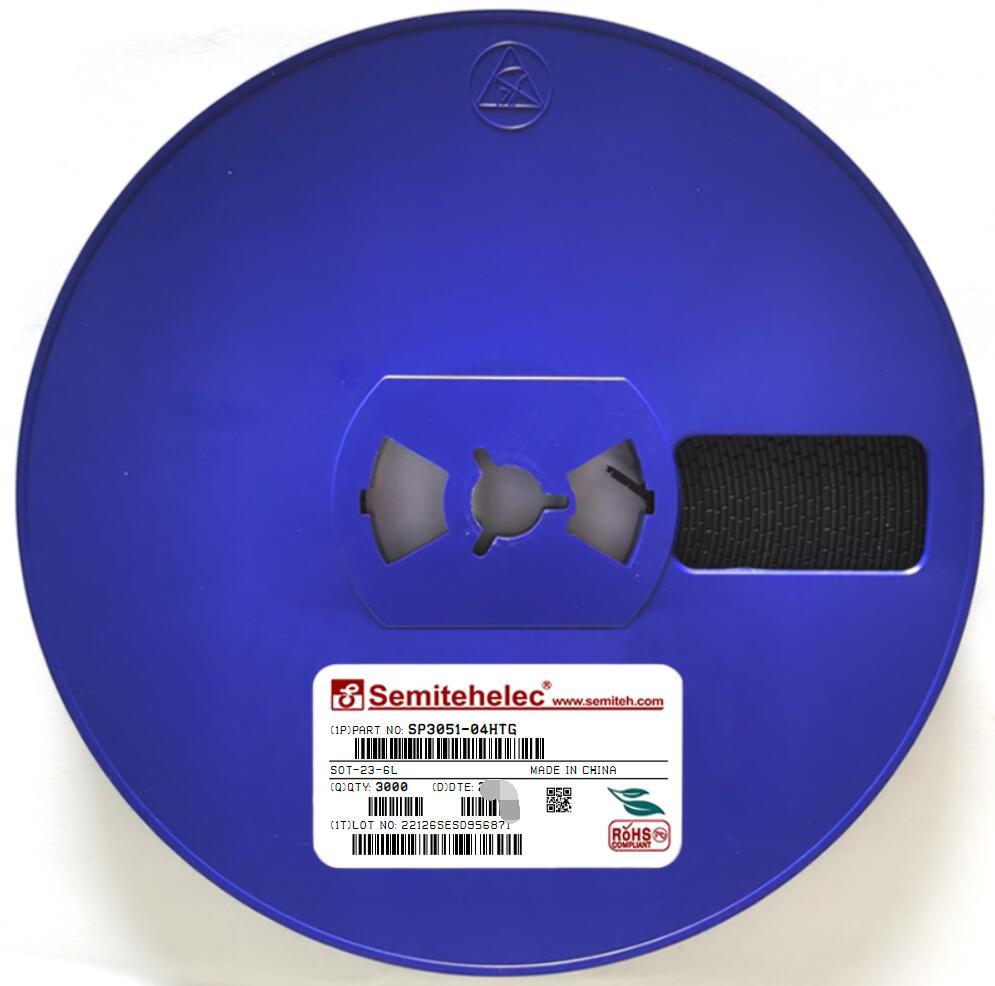 SP3051-04HTG ESD/TVS二极管 SOT-23-6L SEMITEH 全新原装现货