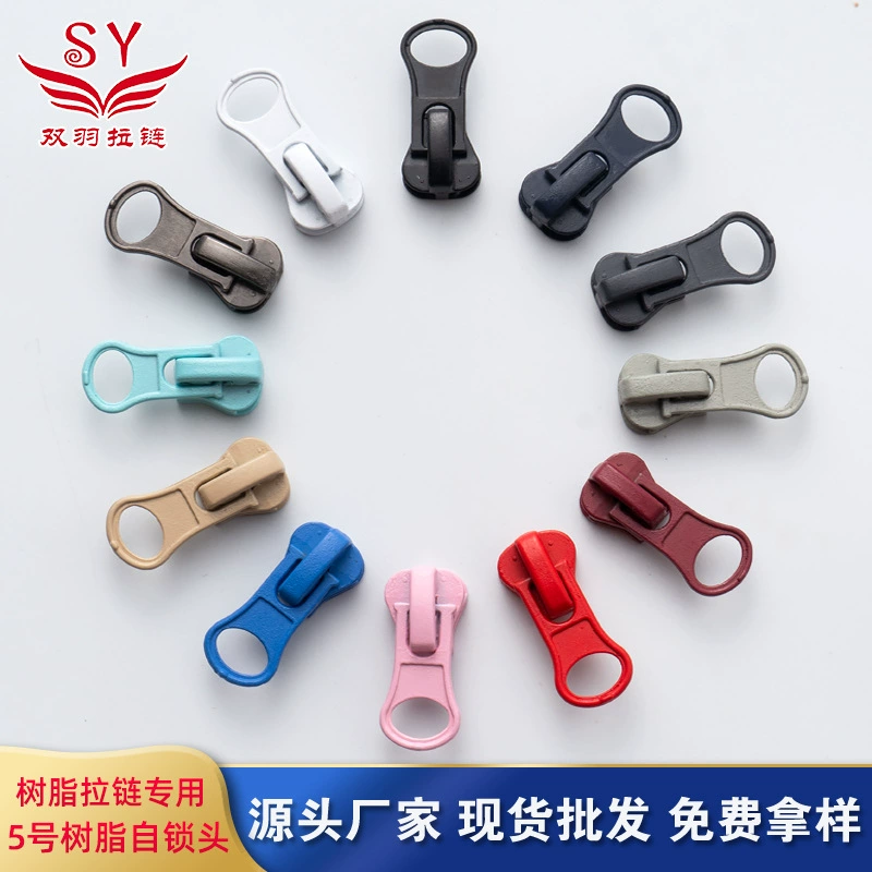 Оптовые застежки-молнии №5 из смолы, разноцветные, для одежды, багажа, пуховиков, школьной формы, самозакрывающиеся тяговые элементы