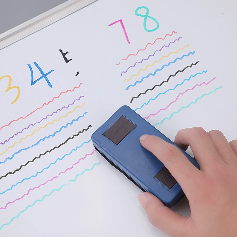 Ding Dong children's whiteboard pen can be rubbed and written with color mark penaltic pens black with brushing magnetic 8 -color whiteboard pen