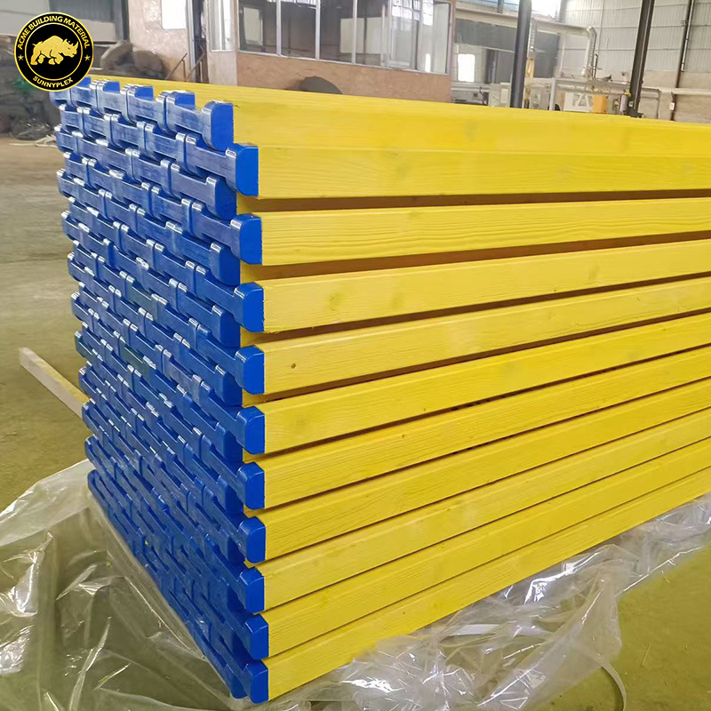 Exportación a Oriente Medio Construcción viga de madera anti-deformación buena carga de carga H20/H16 plantilla de sitio de construcción de viga de madera en forma de I