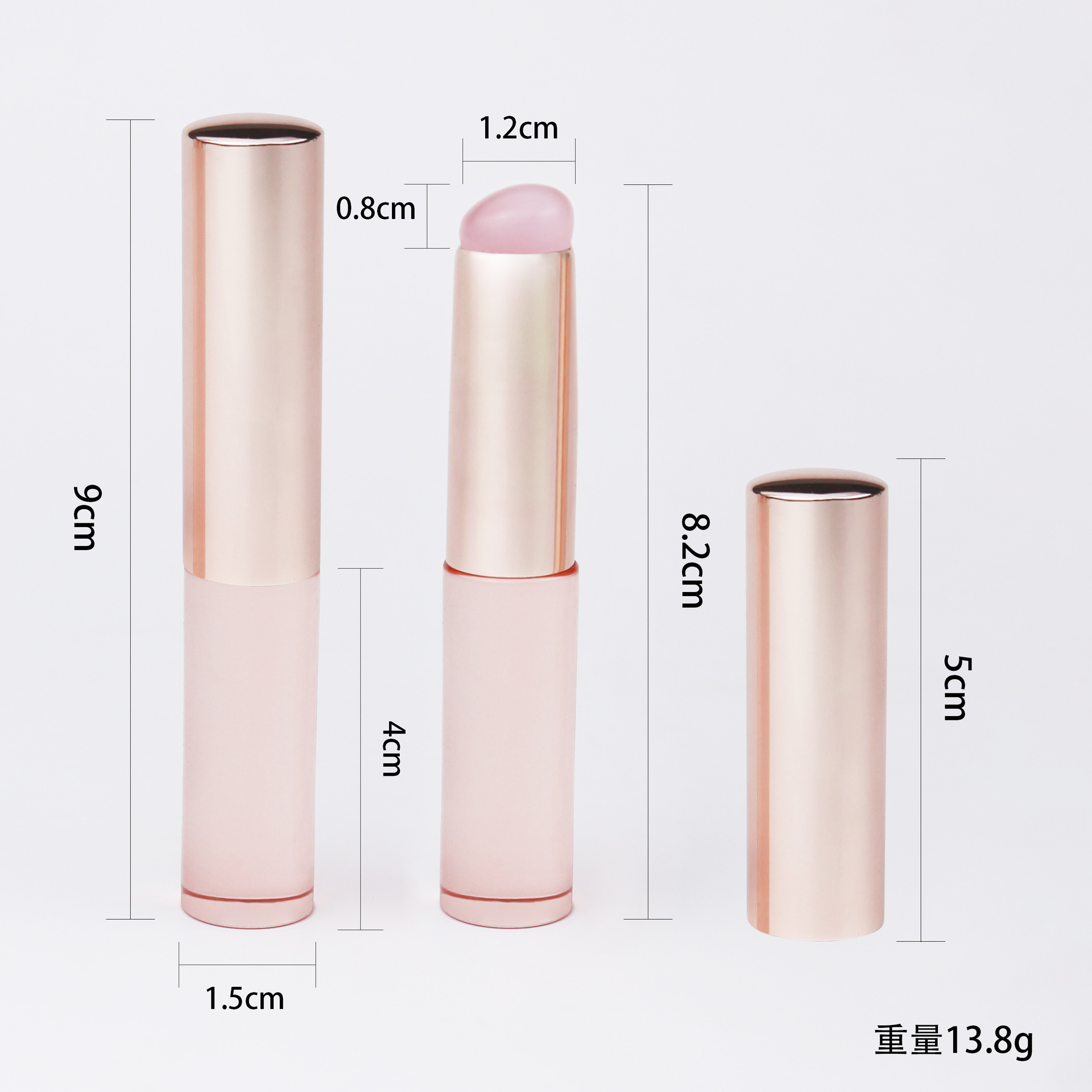 cepillo de maquillaje portátil con cubierta a prueba de polvo, cepillo de labios inclinado redondo, cepillo de lápiz labial, cepillo de labios de silicona suave Q-ball