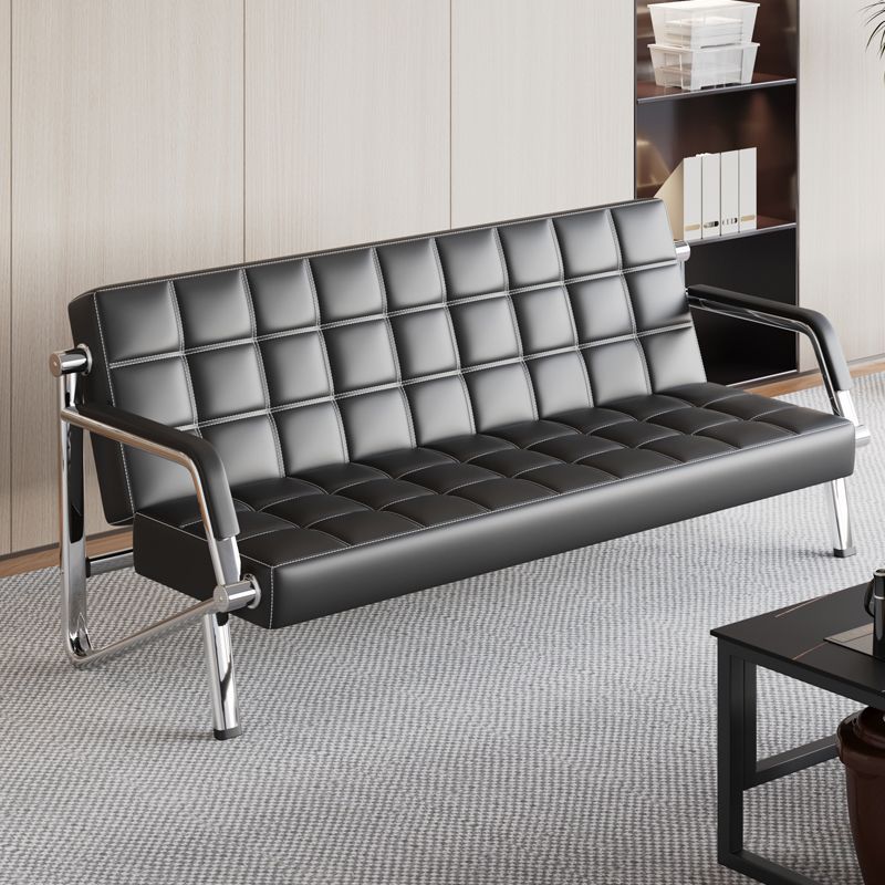 Sofá de oficina simple sofá moderno combinación de sala de estar doble triple sofá de recepción de oficina de hierro forjado