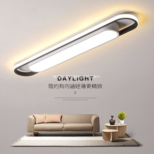Away Light Rectangular Simple Modern LED Ceiling Light Long Strip Light Corridor Light Cloakroom Light Balcony Light New Style