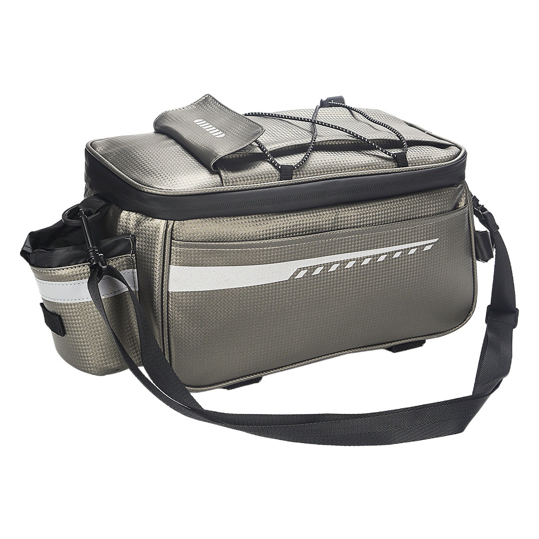 Bolsa de conducción de bicicleta eléctrica bolsa de estante trasero bolsa de transporte de bicicleta de montaña bolsa de cola bolsa de sillín delantera y trasera accesorios para bicicletas