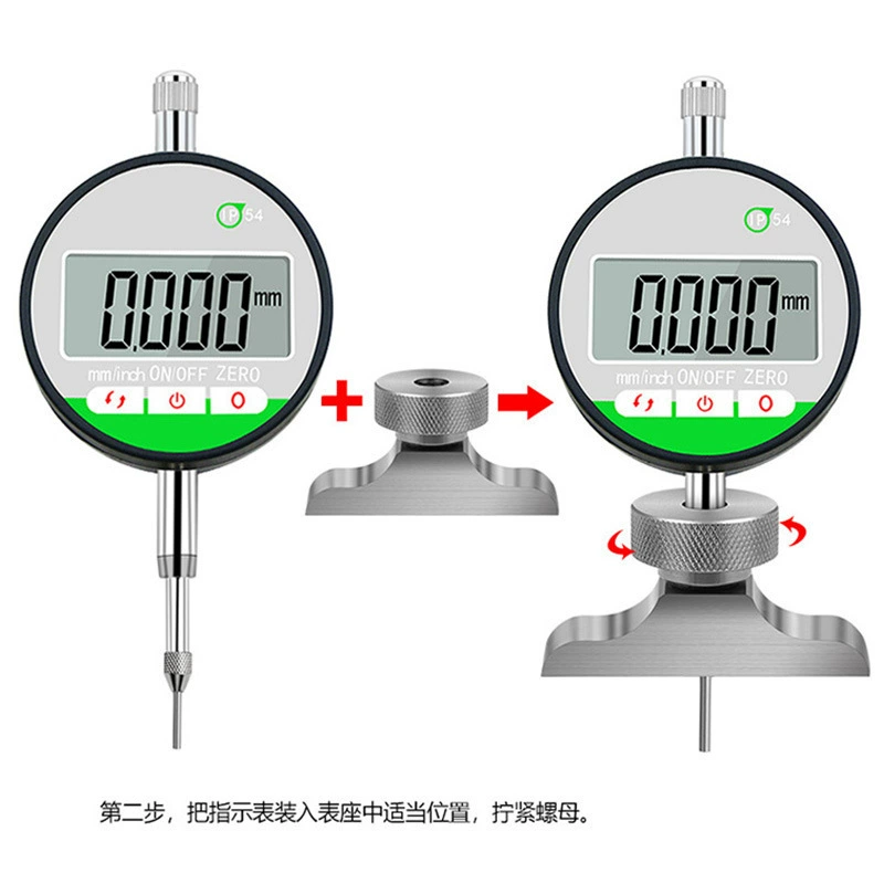 Deep indicating table base IP54 waterproof dustproof touch formula showing thousands of table base depth table seats