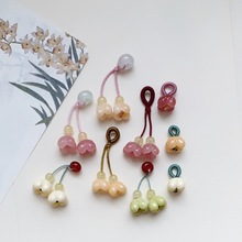 桂花挂件小提溜玛瑙隔珠面包圈diy手链小手挂小吊坠饰品配件