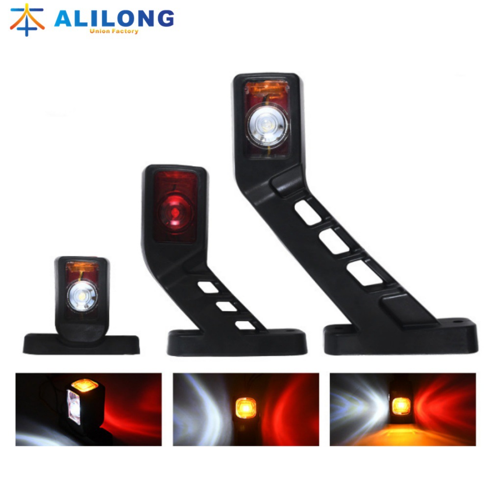 Truck Side Light Rubber Waist Light 12V/24V Led Double-Sided with Side Light Truck Side Light Width Indicator Light Bar Light