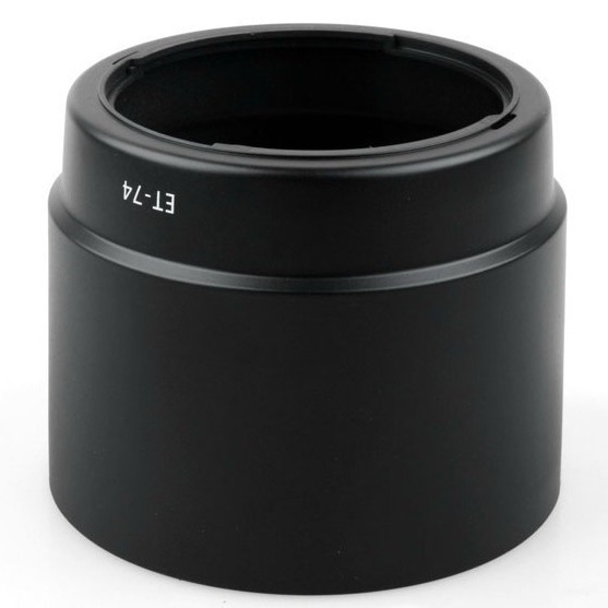 ET-74遮光罩70-200 f 4L镜头遮阳罩小小白IS遮光罩67mm卡口可反扣