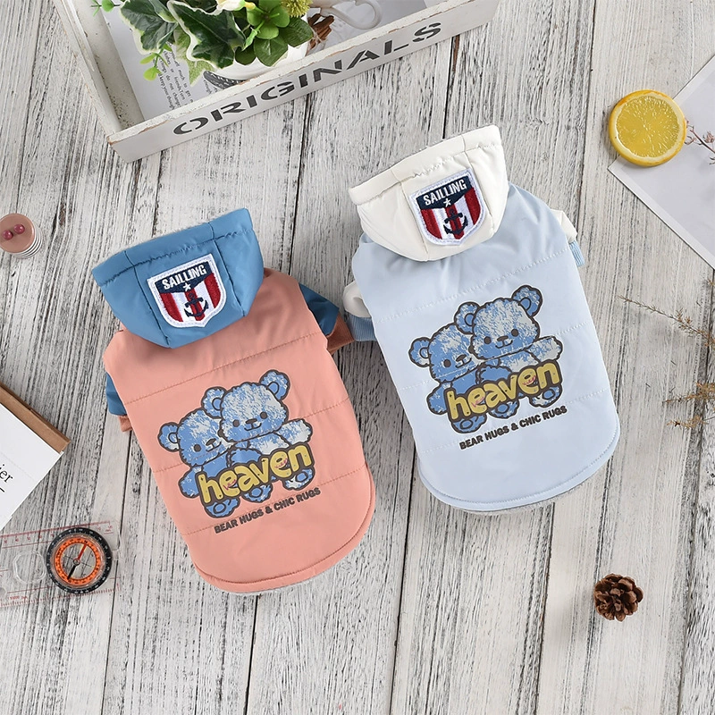 Красный красный питомец новый трансграничный ветрозащитный водонепроницаемый счастливого медведя