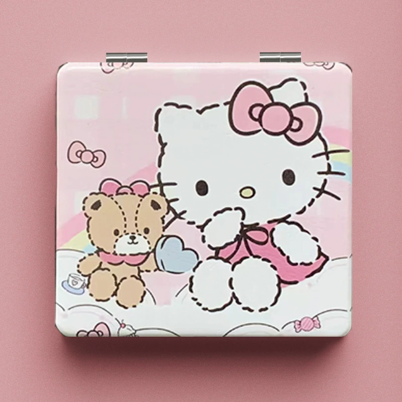 Hello Kitty, симпатичное складное настольное зеркало для учеников начальной школы