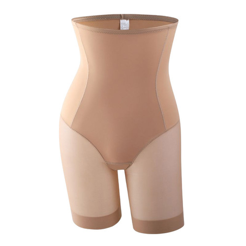 Cross-border European and American tummy control pants, high-waisted safety pants, mesh tummy control pants, waist-shaping underwear