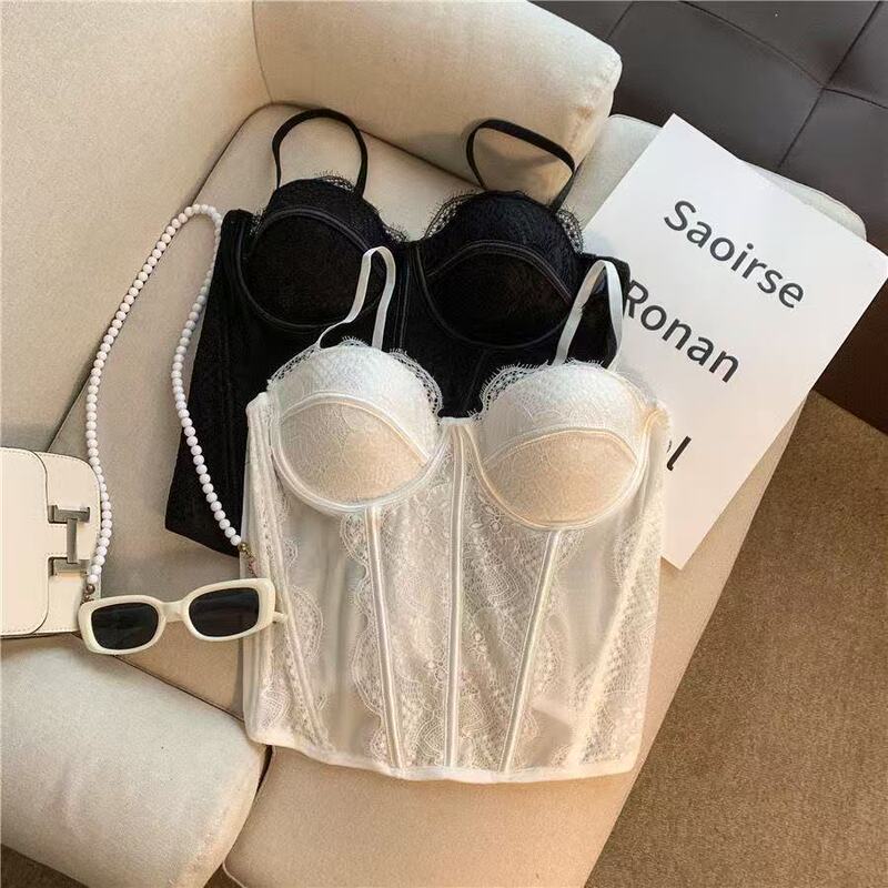 European and American Style Amazon Cross-Border New Women's Clothing New Thin Lace Sexy Shapewear Suspender Top Outer Wear European and American Style Amazon Cross-Border New Women's Clothing New Thin Lace Sexy Shapewear Suspender Top Outer Wear