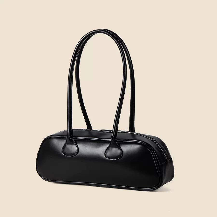 小众设计韩国法棍包女夏季高级感 百搭简约复古手提枕头包单肩女