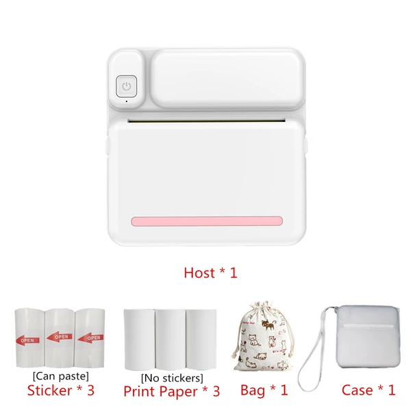 C19 pink+3 volumes of ten years paper+3 roll non -dry glue+cloth bag+protective cover