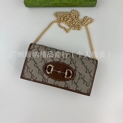 G家爆款款1955系列斜挎包零钱包女士时尚链条长款钱包卡包