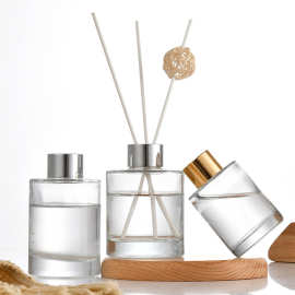 无火香薰瓶加厚玻璃空瓶扩香精油瓶diy干花藤条挥发香薰香氛