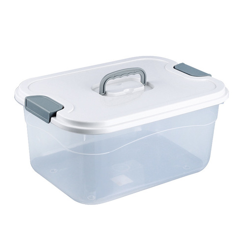 Transparent storage box wholesale plastic storage box with lid portable storage box large and small boxes clothing storage box