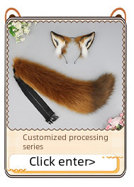 Eine Generation von Haaren handgefertigt süße Lolita Haarschmuck Lo Niang Seitenclip JK Tierohrhaarclip Doppelbogen Bärenohrclip_voghion.com