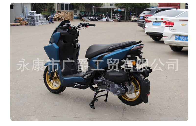 Cross-Border New Model 150Cc Scooter Fuel Vehicle Pdf Two-Wheeled Motorcycle Adult Off-Road Assistive Vehicle Factory Export