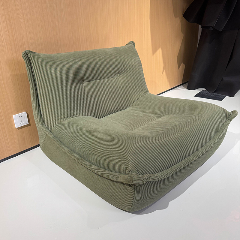 Sofá perezoso puede acostarse y dormir pequeño tipo de habitación balcón sillón relajado red bolinchas dormitorio pequeño sofá individual
