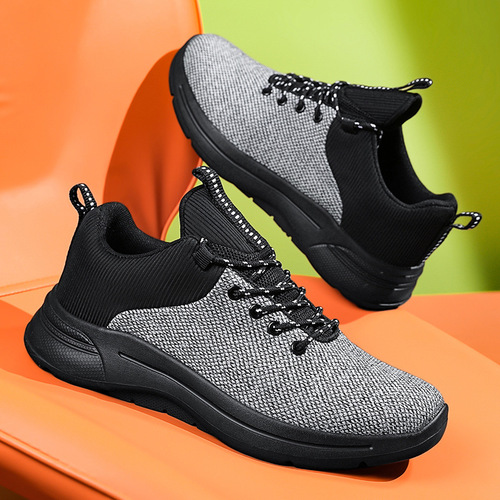 2025 New Trendy Shoes for Men - Cross-border Large Size Sports Casual Shoes - Flyknit 46 Running Shoes for Men - Mesh Shoes 47