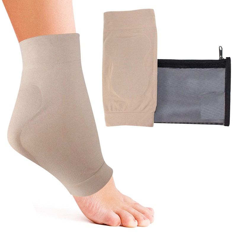 Skate Padded Silicone Gel Cover Protects Skate Bite Heel Cover for Figure Skating Riding Boots