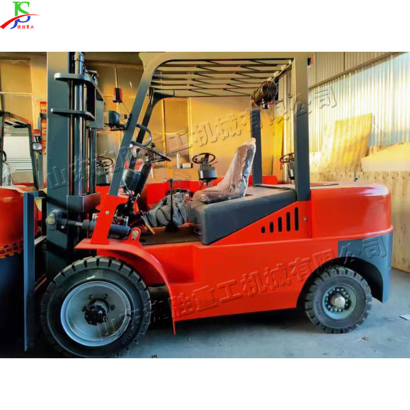 座驾式液力柴油叉车 横置式转向桥货物搬运车 升高1.65米运输车