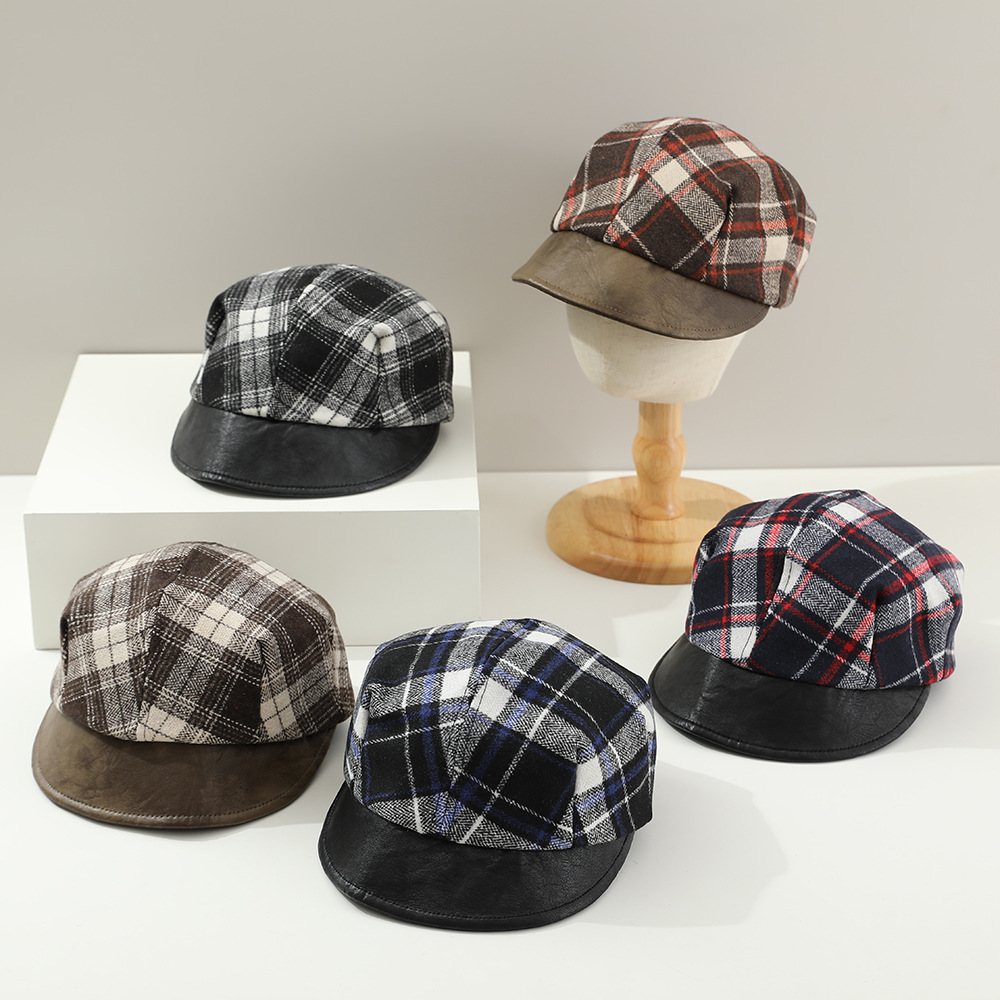 Retro boina cuadrada pintoresca sombrero primavera, otoño, invierno, tendencia versátil para chicas coreanas, sombrero de boca de pato, nuevo modelo 2024