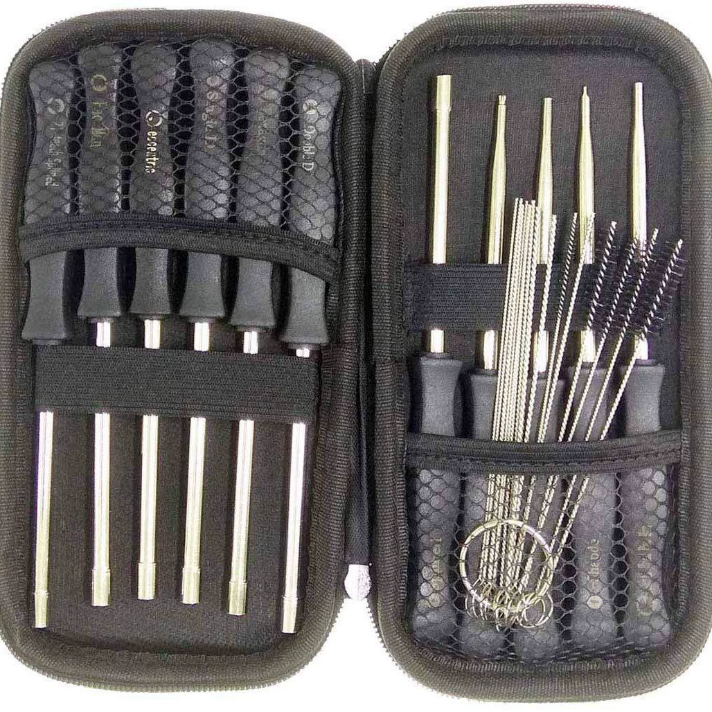 Screwdriver, set, brush, 12 pieces
