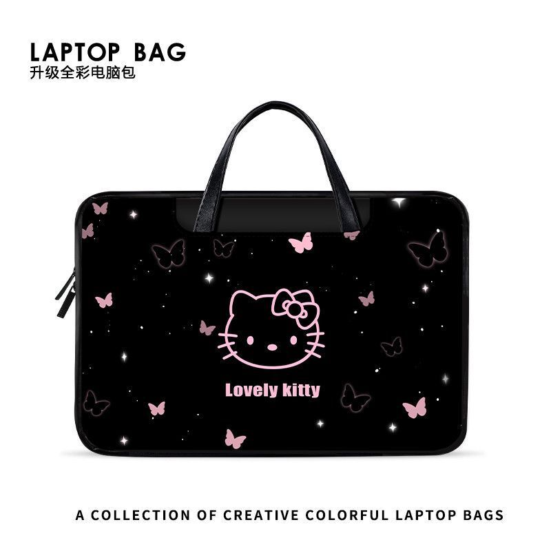 Cute Hello Kitty Computer Bag for Women, Suitable for Apple 14inch and Lenovo Huawei 15.6inch Tablet Storage Bag Cute Hello Kitty Computer Bag for Women, Suitable for Apple 14inch and Lenovo Huawei 15.6inch Tablet Storage Bag