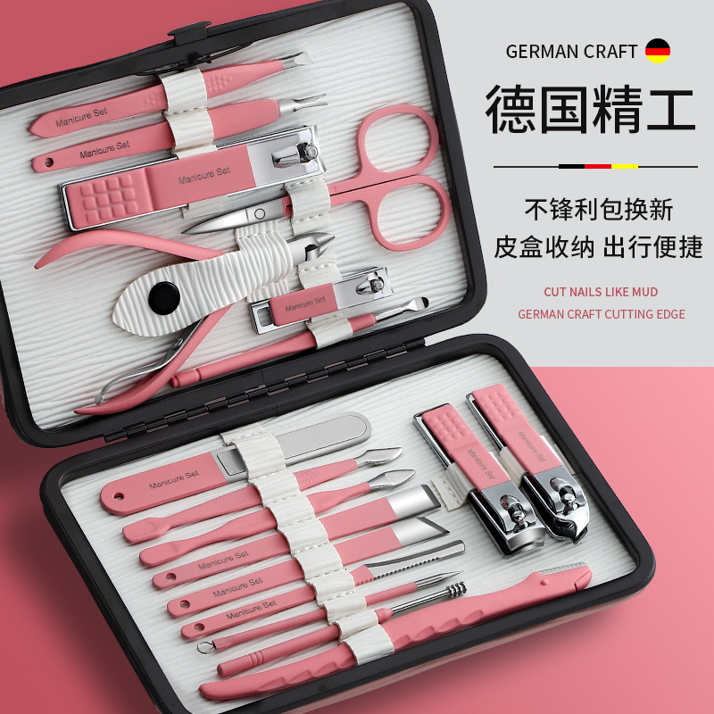 Tortadora de uñas, herramientas de manicure domésticas, conjunto de trinchera de uñas, cortadora de uñas unidireccional, pinzas de garganta de piel muerta, manicure