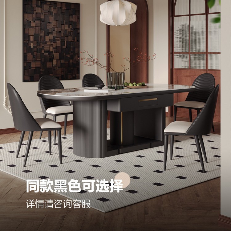 Mesa de mahjong doméstica completamente automática, mesa de comedor de doble uso, una moderna y sencilla sala de estar de roca, máquina de mahjong multifuncional