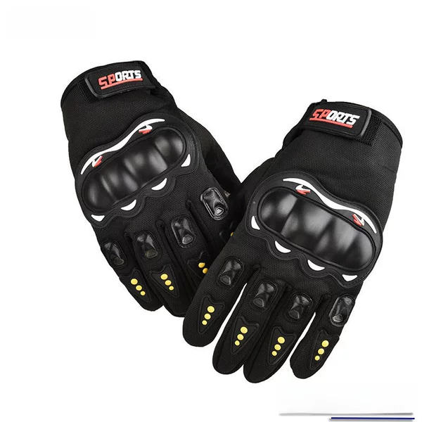 Motorcycle Gloves Half-Finger Motorcycle Full-Finger Gloves Outdoor Joint Protection Non-Slip Wear-Resistant Hard-Shell Riding Gloves