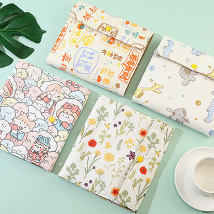 Cloth pregnant mother birth examination storage book can be rolled to carry pregnancy pregnancy examination report B ultrasound single data book storage bag