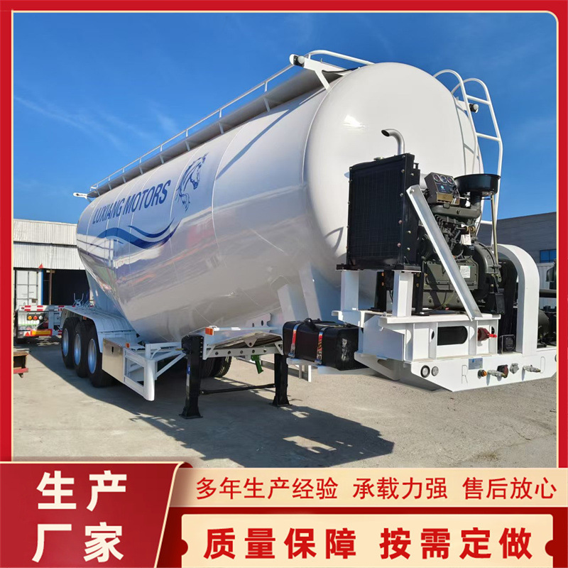 Export Sales of Bulk Cement Tankers, 50-Cubic Meter Powder Material Transporters, and Ash Powder Tankers