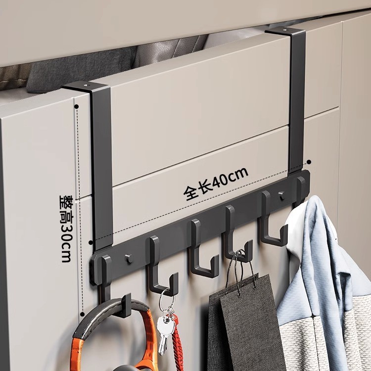 Gancho de puerta trasera tipo puerta trasera sin perforación percha de ropa percha de ropa percha de entrada percha de pared percha de ropa percha