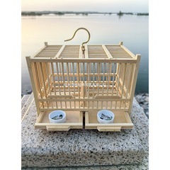 蝈蝈儿笼子蝈蝈大精品竹编蛐蛐六一儿童节礼物鸣虫昆虫生态观察盒