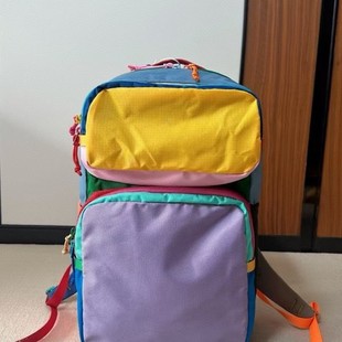 New Outdoor Travel Fashion Splicing Contrasting Color Versatile Ultra-Light Large-Capacity Dopamine Color High-Value Backpack