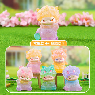 Authentic Doudou Lucky Beast Blind Box Figurine Office Desktop Chinese Trend Decoration Surprise Handmade Cultural Creative 10cm Gashapon Toy