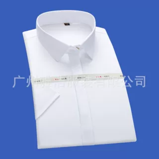 定制加工短袖女士衬衫女夏季休闲2026新款女装工装竹纤维免烫衬衣