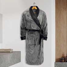 T 45525 Long Sleeve Bathrobe Winter Large Size �ﶬ����ԡ��
