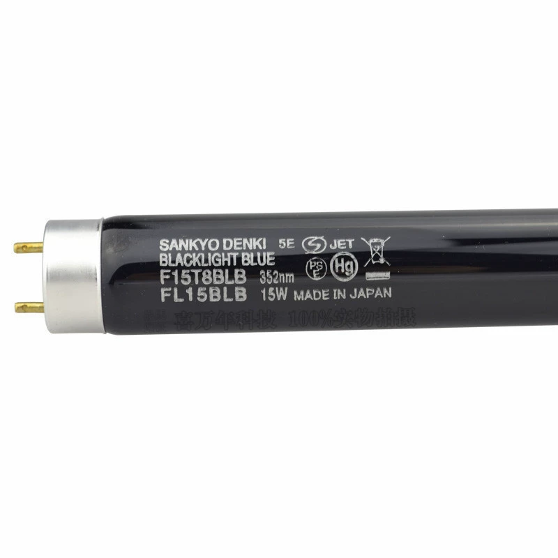 САНКЁ Sankyo FL15T8BLB черная трубка 15WBLB пурпурный свет дефектоскопическая лампа FL15BLB 352нм
