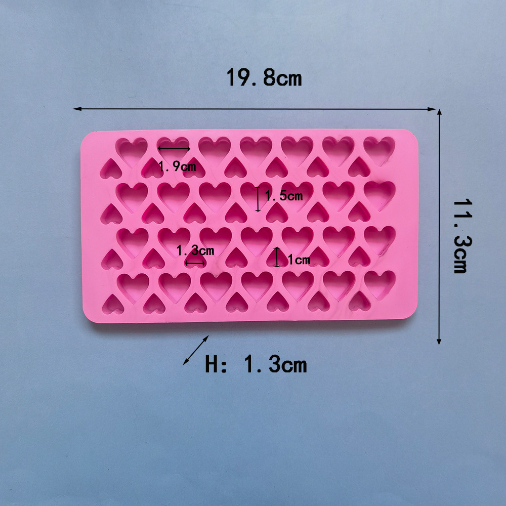 56 compañías de tamaño amor 536 chocolate molde de silicona DIY helado dulces pudín galletas molde de horneado