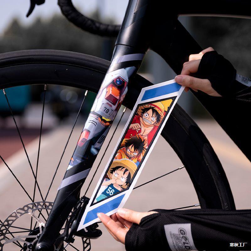 Road Bicycle Front Fork Japanese Series Secondary Animation Mountain Frame Personality Decoration Waterproof Coating Film Sticker Road Bicycle Front Fork Japanese Series Secondary Animation Mountain Frame Personality Decoration Waterproof Coating Film Sticker