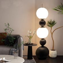 意大利设计风格网红糖葫芦落地灯客厅卧室沙发旁奶油风灯光氛围灯